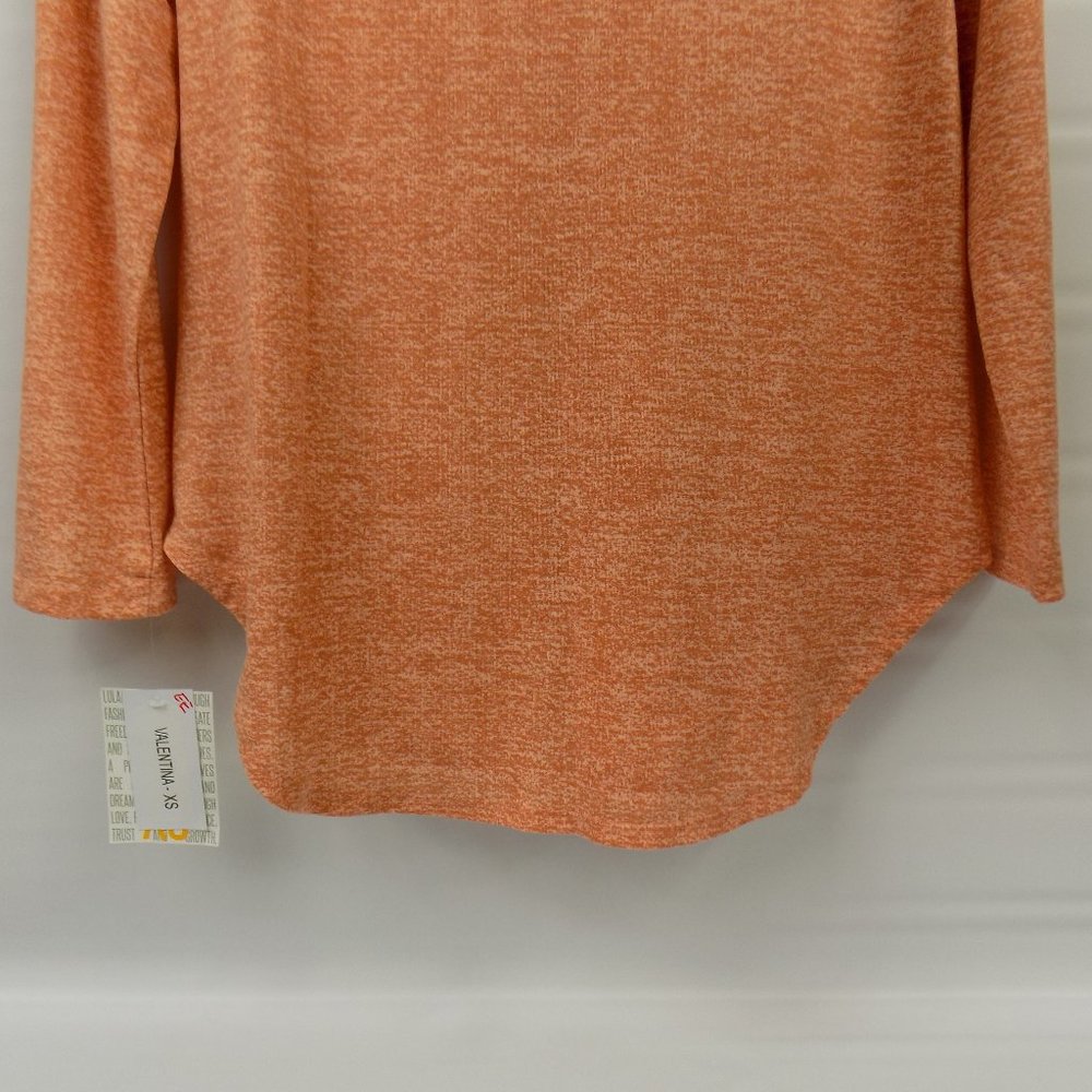 LuLaRoe Valentina Collared Button Front Top XS NWT - Picture 6 of 14